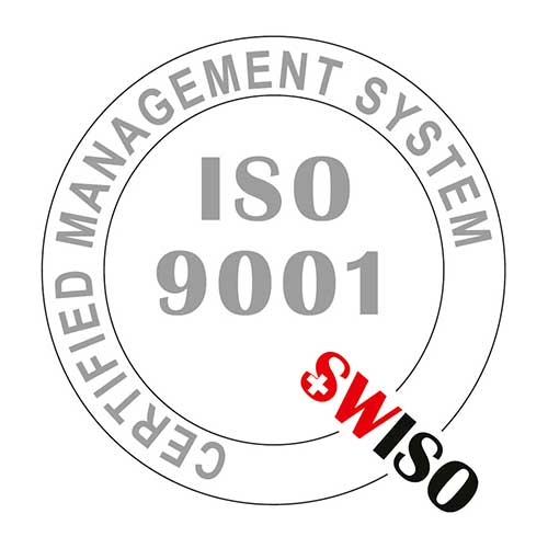 Certified Management System – ISO 9001 SWISO
