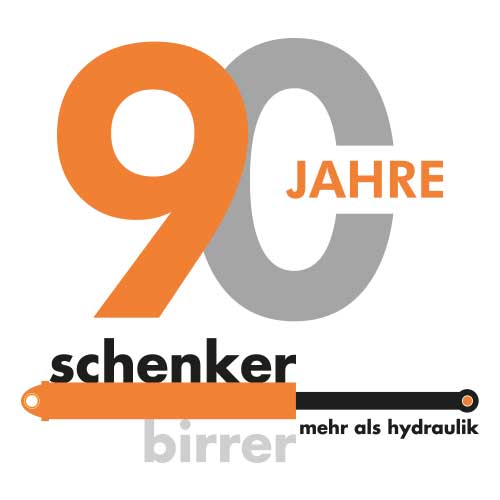 Logo 90 Jahre Schenker Hydraulik AG
