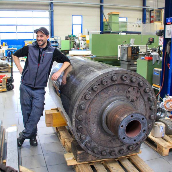 Walze Mechanische Bearbeitung