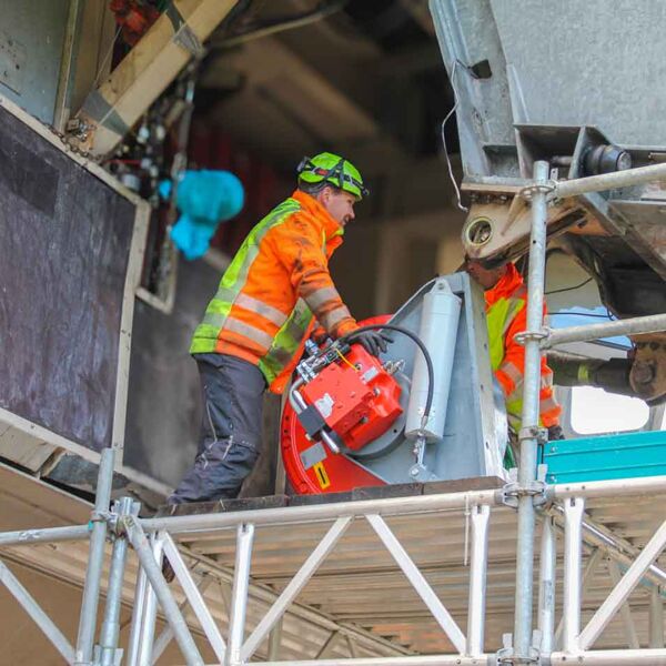 Revision Rechenreinigungsmaschine Alpiq Wasserkraftwerk Gösgen
