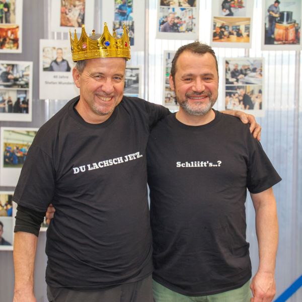 Jubiläum Stefan 40 Jahre Schenker Hydraulik AG