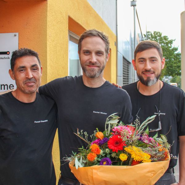 Jubiläum Mitarbeiter 10 Jahre Schenker Hydraulik