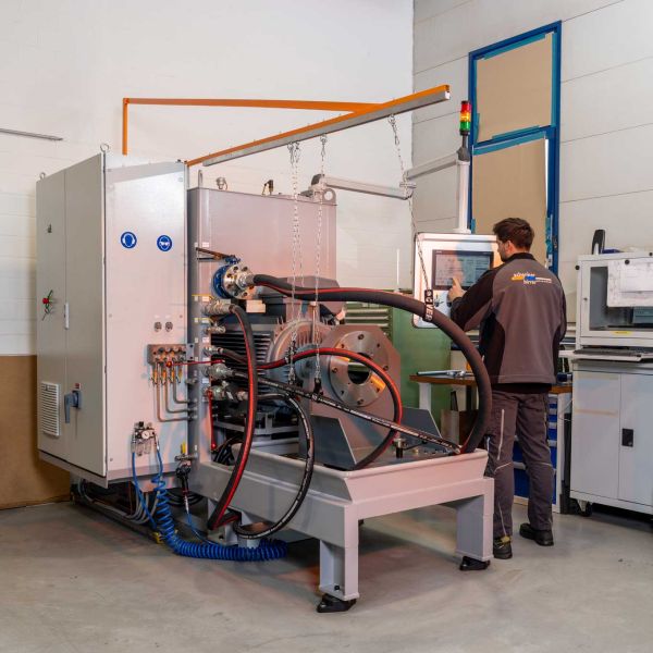 Pumpenprüfstand für Hydraulikpumpen