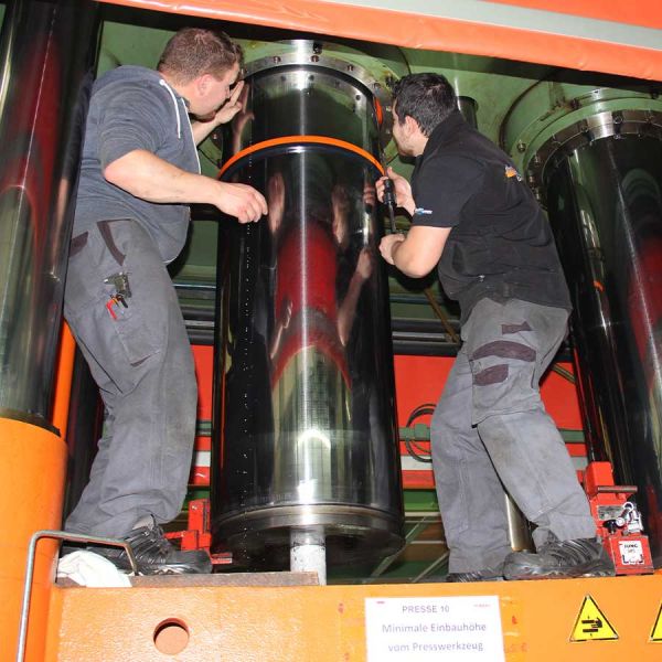 Reparatur und Revision von Pressen